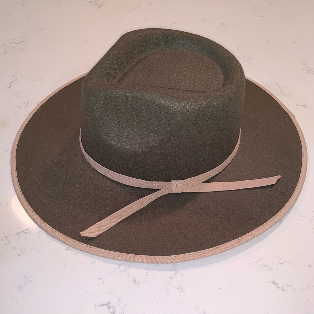 Olive Green Fedora
